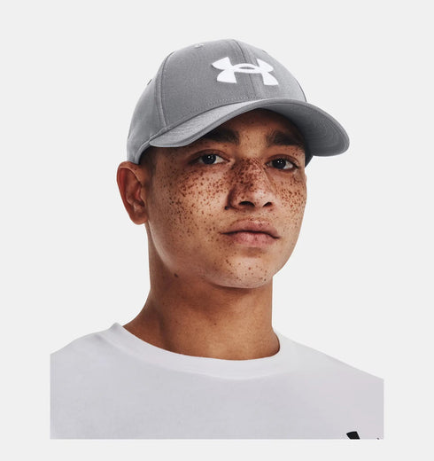 Under Armour hat for man כובע אנדר ארמור בצבע אפור לבן